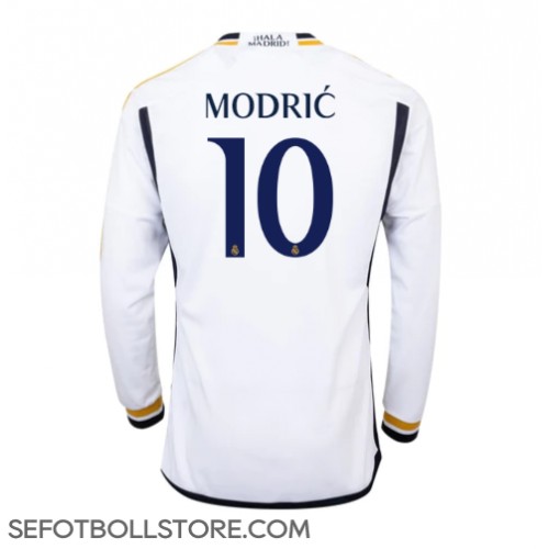 Real Madrid Luka Modric #10 Replika Hemmatröja 2023-24 Långärmad